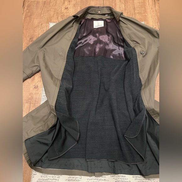 London Fog Long Trench  Coat - Picture 8 of 10